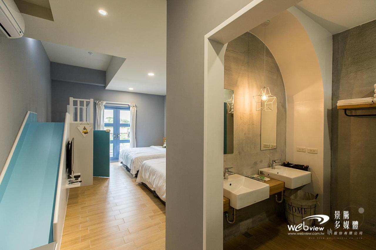 Appartement Blue White à Wujie Extérieur photo
