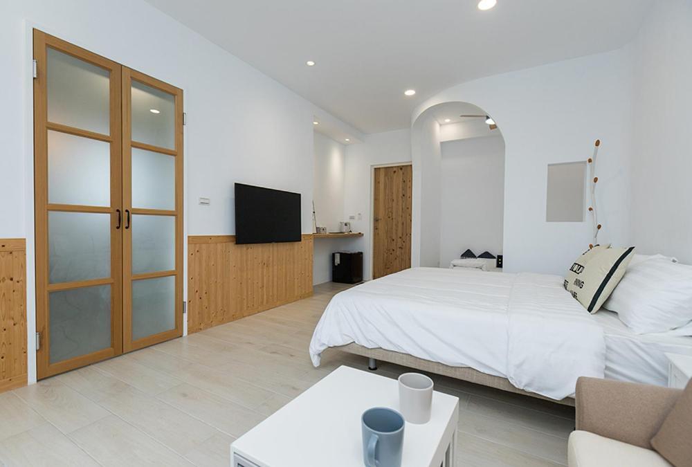 Appartement Blue White à Wujie Extérieur photo