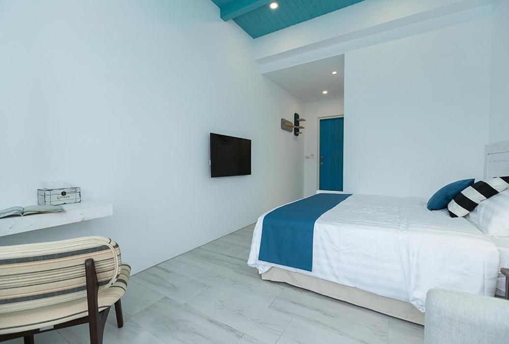 Appartement Blue White à Wujie Extérieur photo