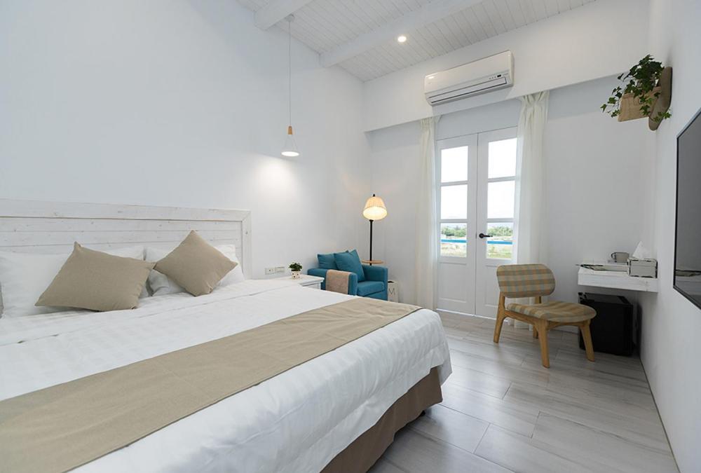 Appartement Blue White à Wujie Extérieur photo