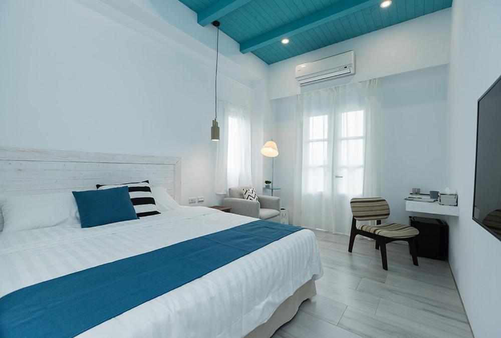 Appartement Blue White à Wujie Extérieur photo