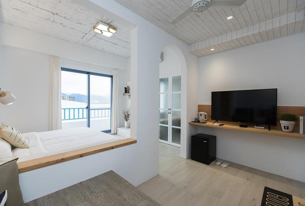 Appartement Blue White à Wujie Extérieur photo
